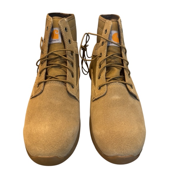 Carhartt Force Lightweight Sneaker‎ Boot Men's Size US 14W Coyote Suede Fast Dry - Picture 5 of 7